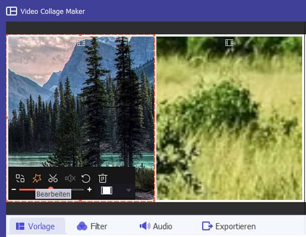 Splitscreen-Video bearbeiten