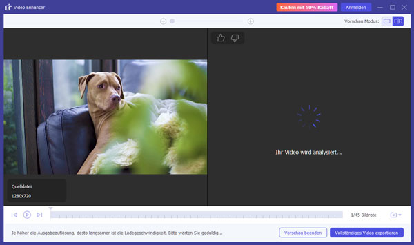 Videodatei vergleichen
