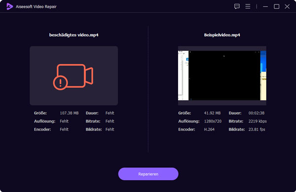 MKV-Video reparieren