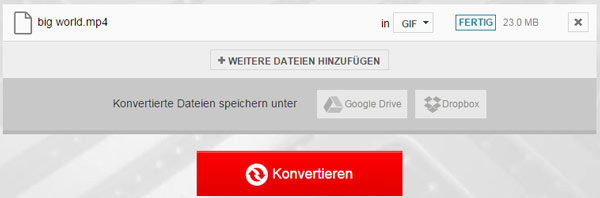 MP4 zu GIF umwandeln