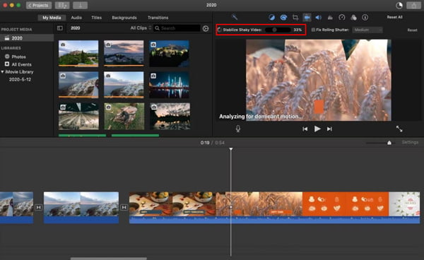 Video mit iMovie entwackeln