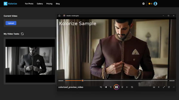 Video mit Kolorize einfärben