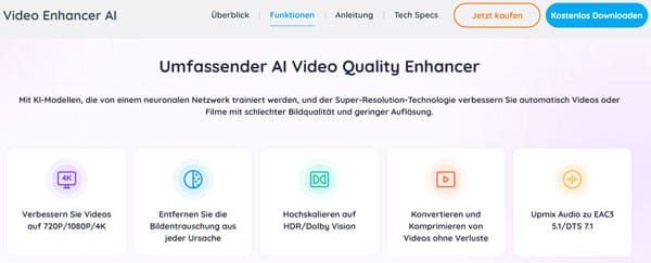 Was ist DVDFab Video Enhancer AI