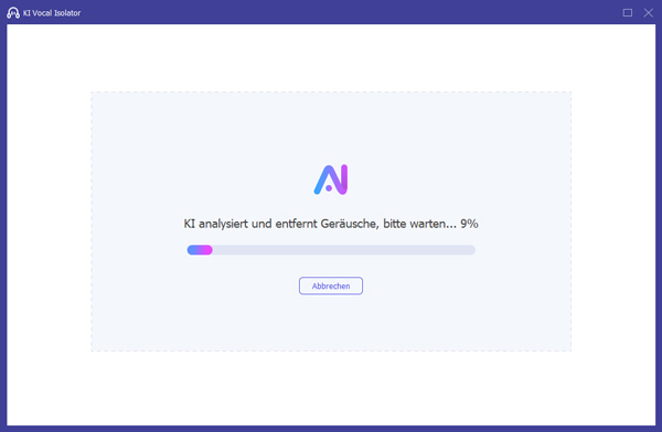 Vocals mit KI analysieren