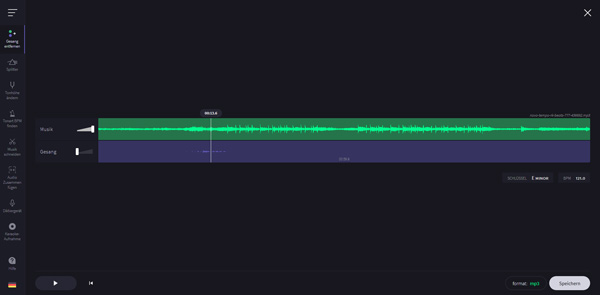 Gesang mit Vocal Remover entfernen