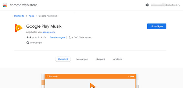 Google Play Music installieren