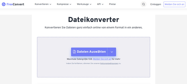 MKV in MP4 konvertieren mit FreeConvert