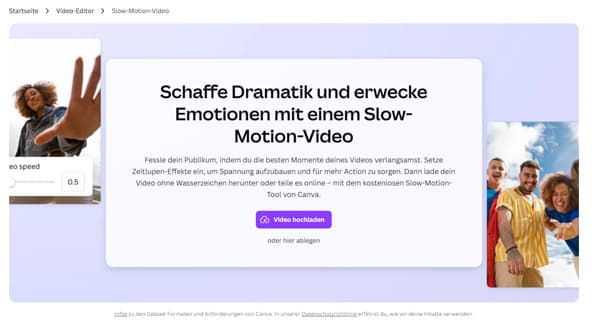 Video in Canva laden