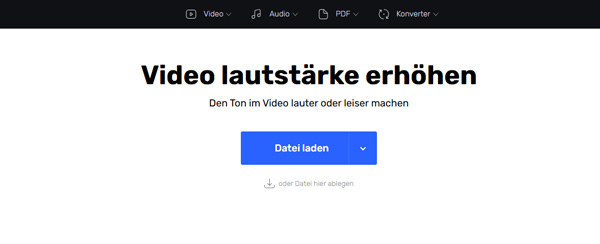 Video-Lautstärke mit 123 App erhöhen