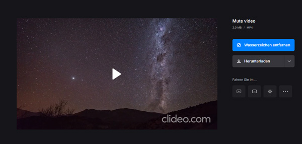 Video ohne Ton exportieren