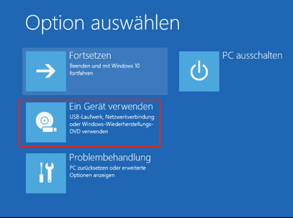 PC vom USB-Laufwerk starten
