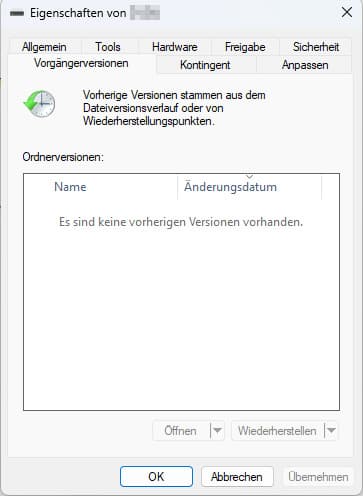 USB-Daten aus Vorgängerversionen retten